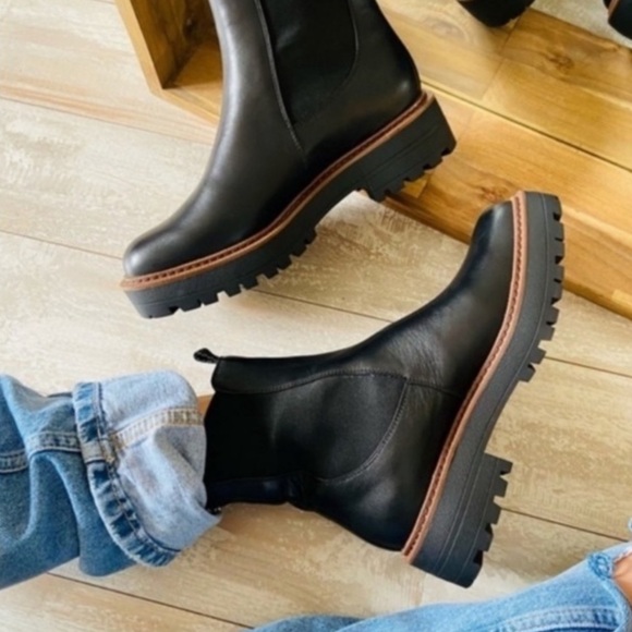 Sam Edelman LAGUNA CHELSEA BOOT, black leather, 8.5 - Picture 13 of 13